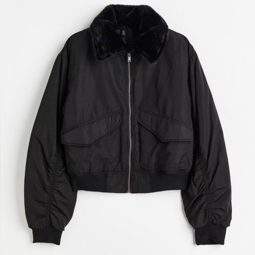 Black Bomber Jacket